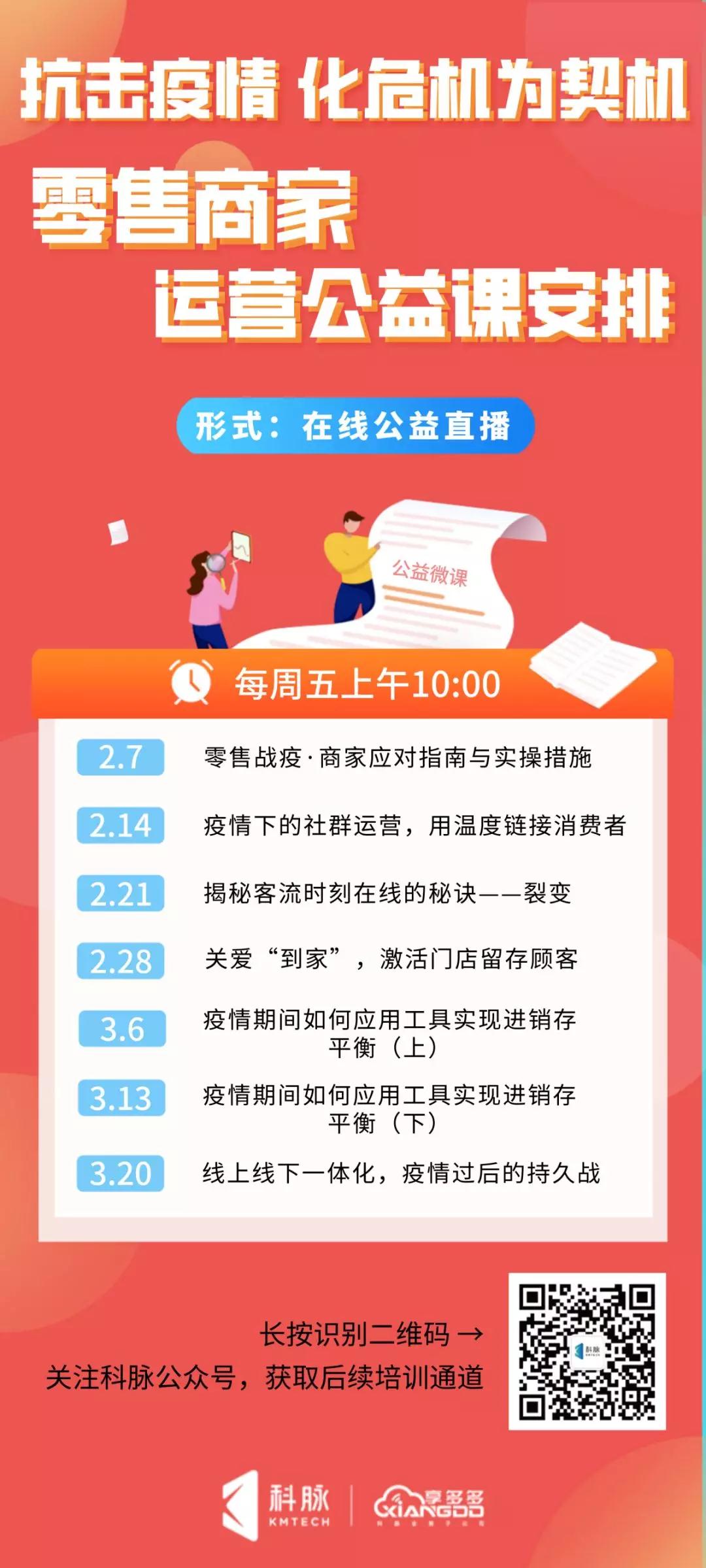 是困难期，也是入局期：科脉零售运营公益课火了！