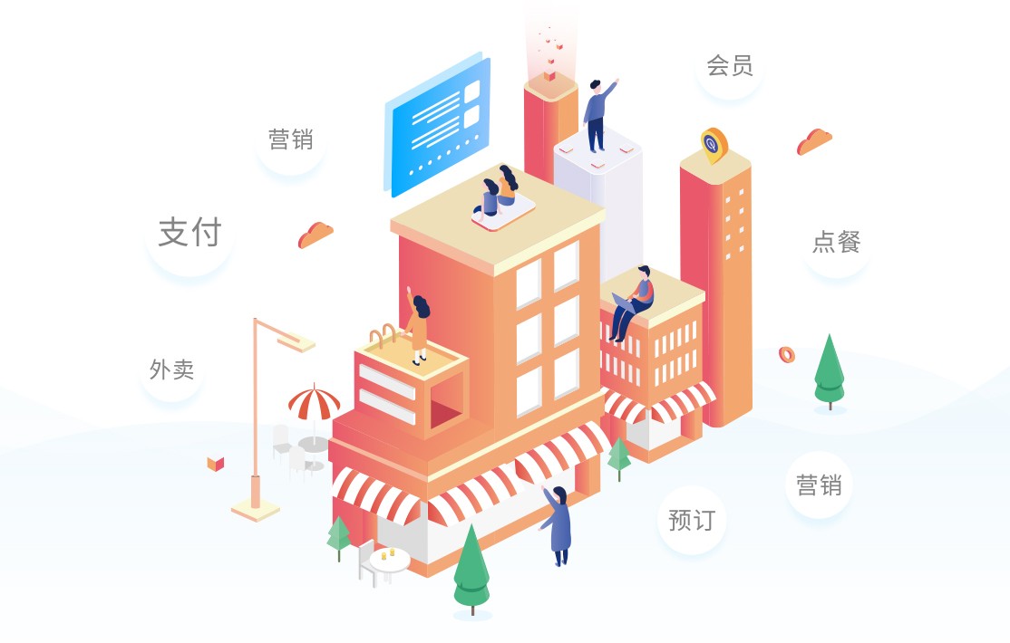 餐饮行业微信扫码点餐收银小程序