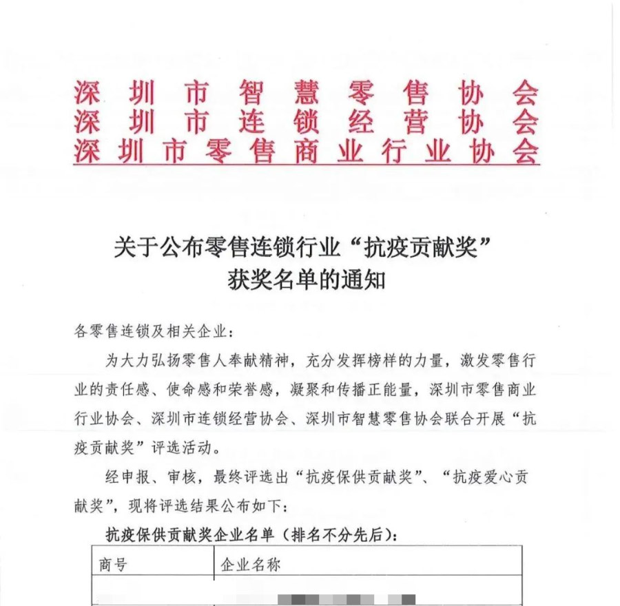 科脉荣获抗疫保供贡献奖！向逆行者致以最高的敬意!