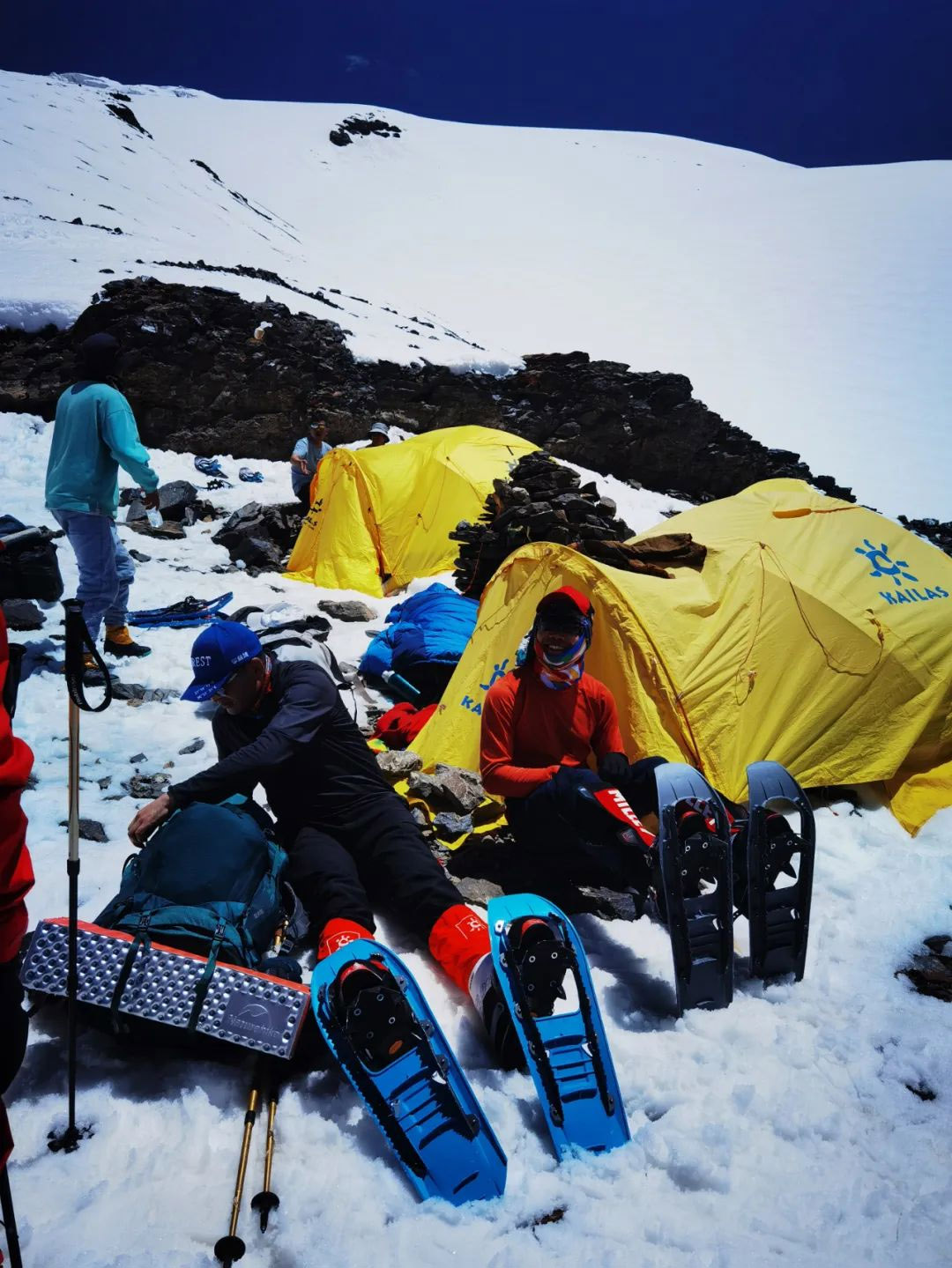 科脉股东经销商王强攀登7509米慕士塔格雪山