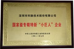 国家级专精特新“小巨人”企业